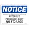 Signmission Safety Sign, OSHA Notice, 10" Height, Elevator Equipment Room Authorized Sign, Portrait OS-NS-D-710-V-11719 - alternate 1